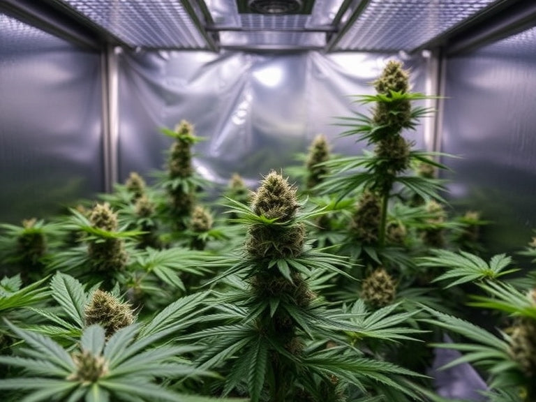 cannabis in a storage facility