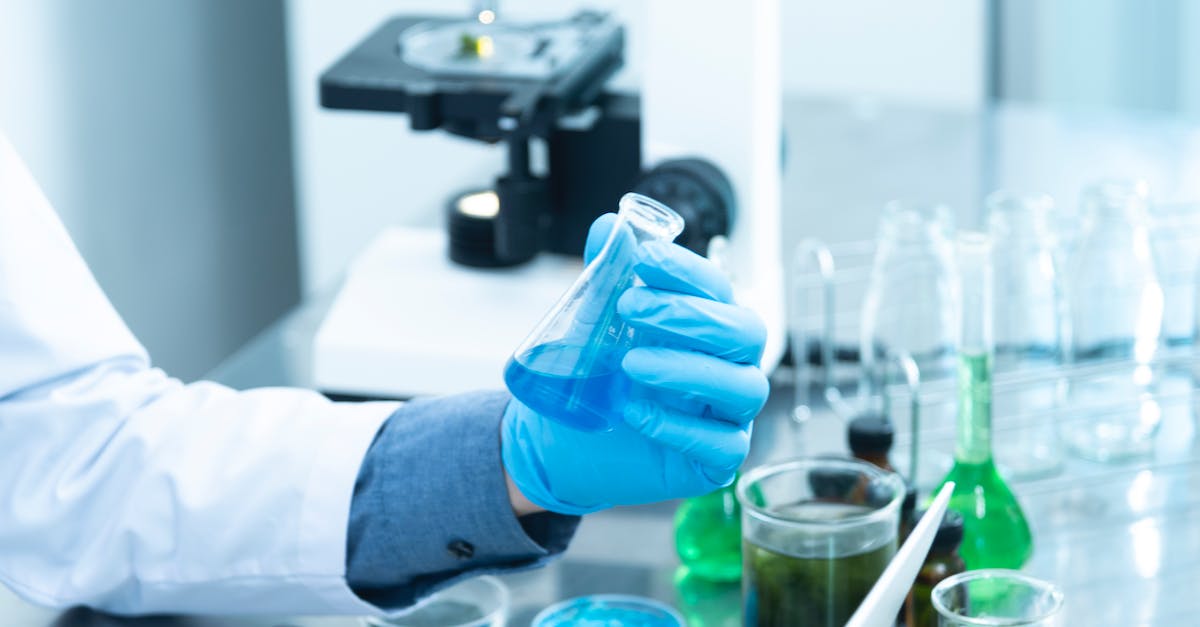 An image of person performing test in a laboratory.