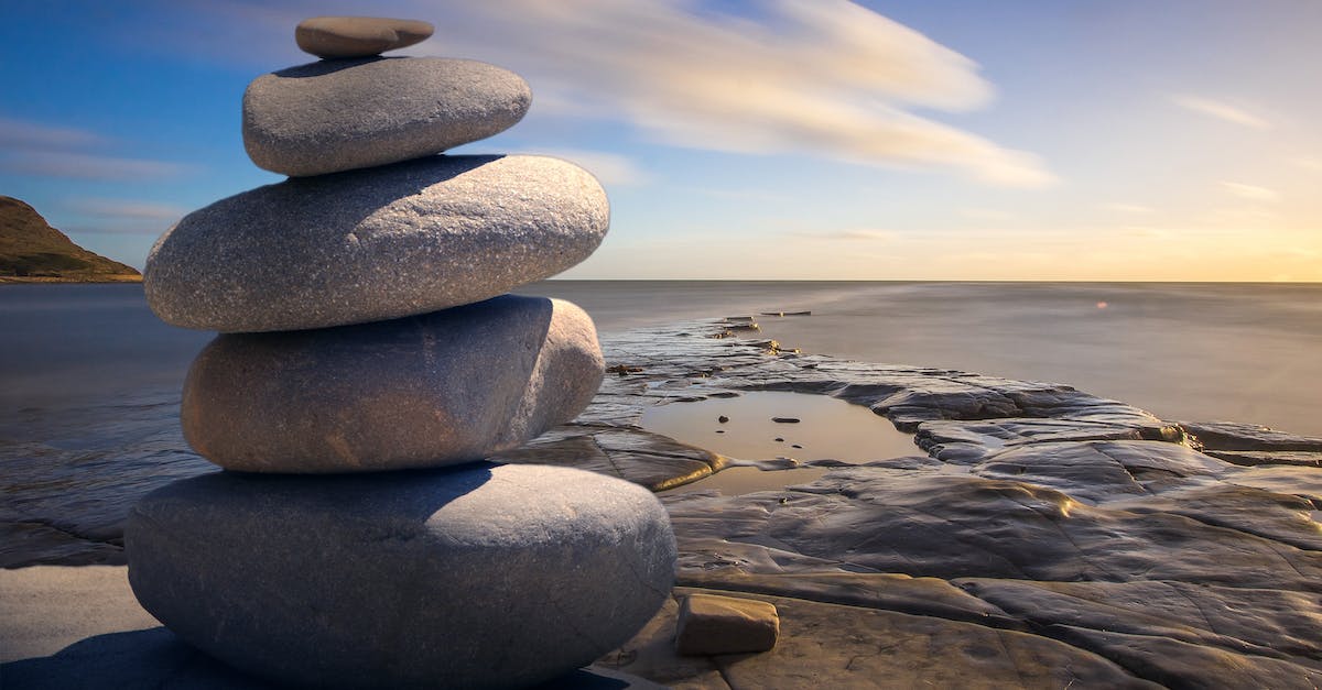 A stack of rocks sitting on top of each other.